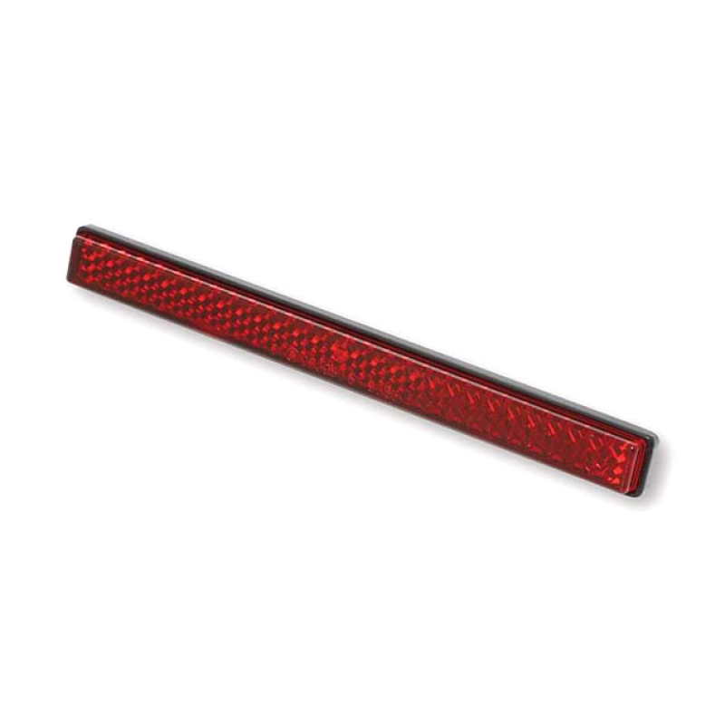 UNIVERSAL B-SEEN REFLECTOR. RECTANGULAR. 123X13MM. RED '- SELF ADHESIV 905212