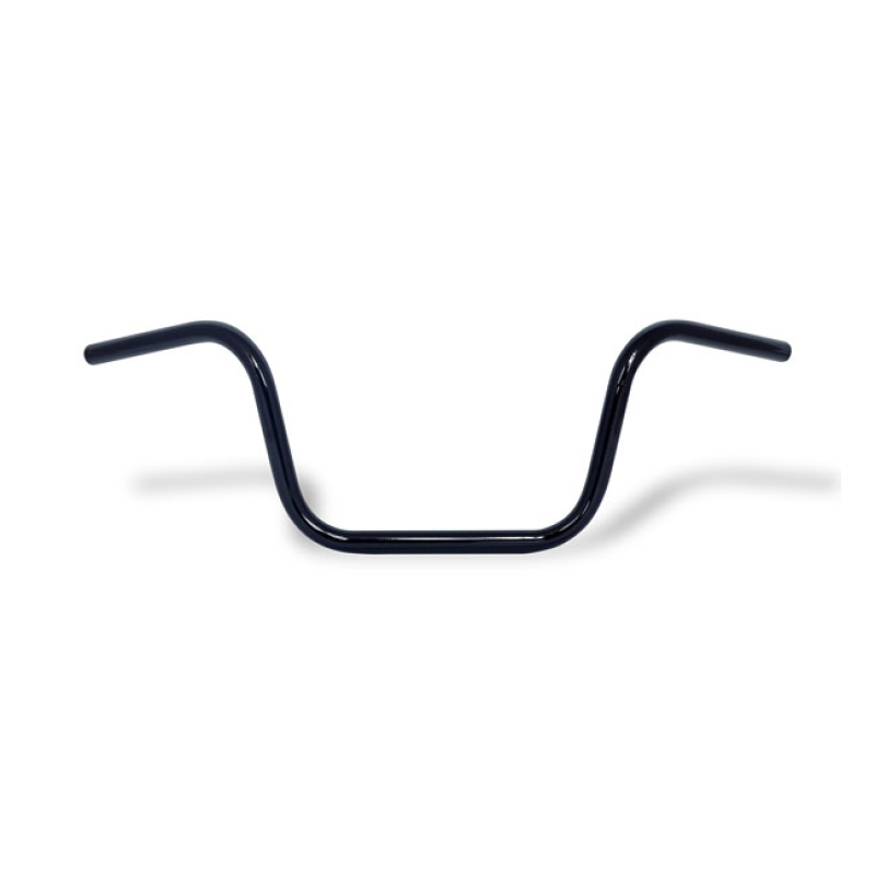 APEHANGER HANDLEBAR, 10&quot; RISE, 1&quot; BLACK BLACK FINISHED STEEL; NON-DIMP 905224