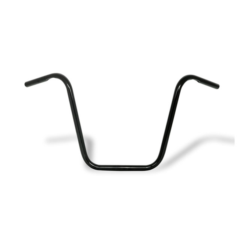 APEHANGER HANDLEBAR, 16&quot; RISE, 1&quot; BLACK BLACK FINISHED STEEL. DIMPLED. 905231