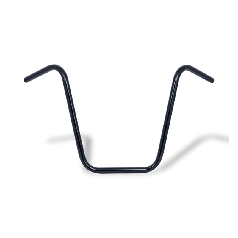 APEHANGER HANDLEBAR, 18&quot; RISE, 1&quot; BLACK BLACK FINISHED STEEL. NON-DIMP 905316