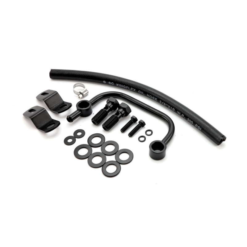 AIR CLEANER BREATHER KIT. BLACK WITH 1/2&quot;-13 THREADED BREATHER BOLTS. 905448
