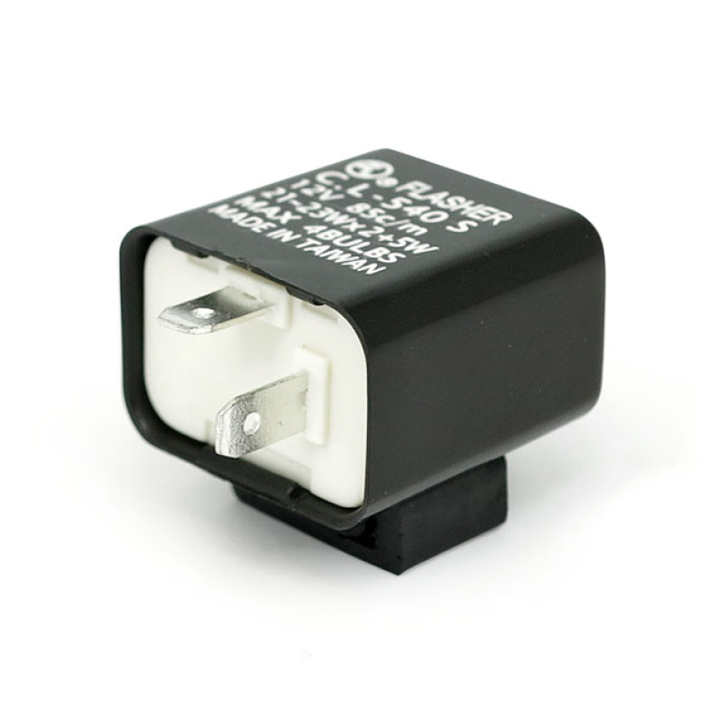 2 PIN TURN SIGNAL FLASHER RECTANGULAR, 12V 2-PIN UNIVERSAL TURN SIGNAL 905468