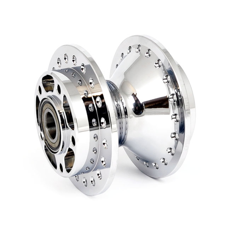 FRONT WHEEL HUB, WITH ABS CHROME; ABS MODELS 905566