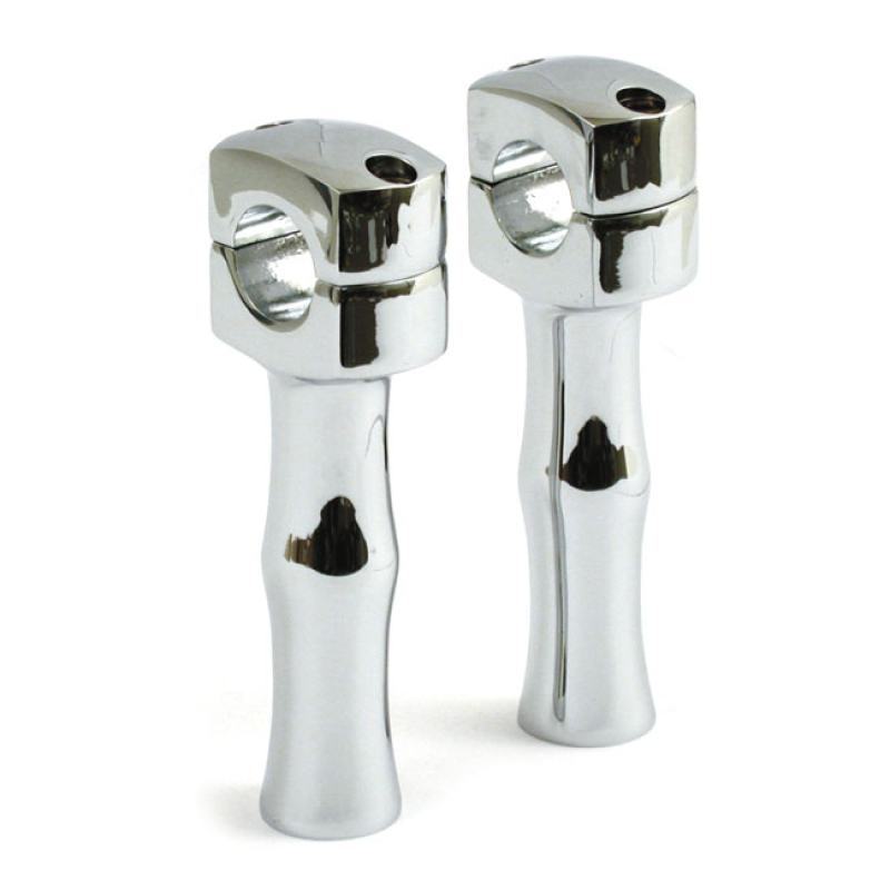 5&quot; DOMED RISERS CHROME, 1/2 X 13 THREADED 905850