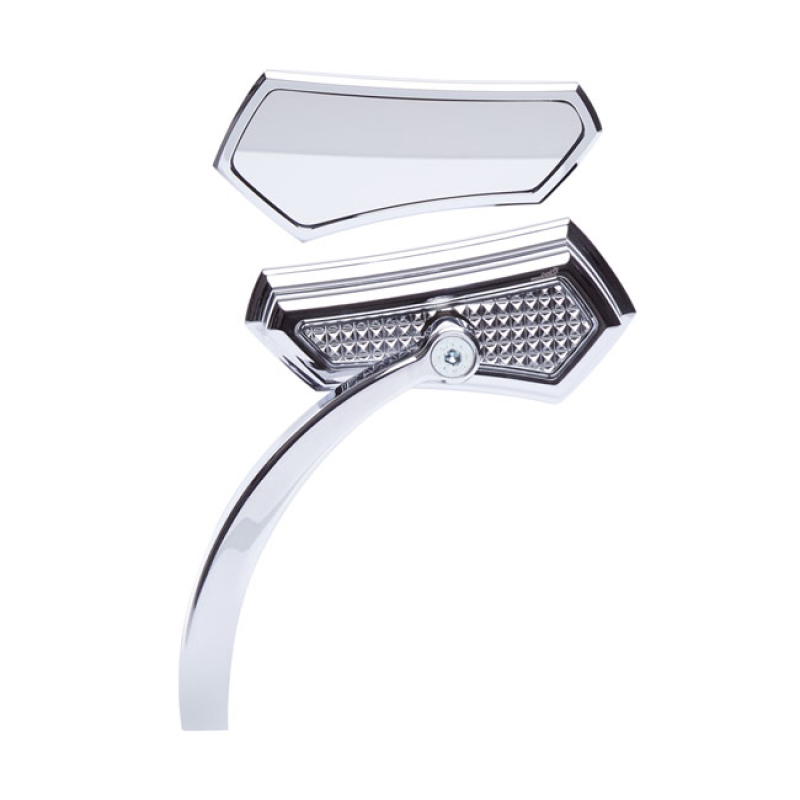 VITY'S DESIGN, DIAMOND MIRROR. LEFT SIDE, CHROME WHEN EYEBALLING THIS 906338