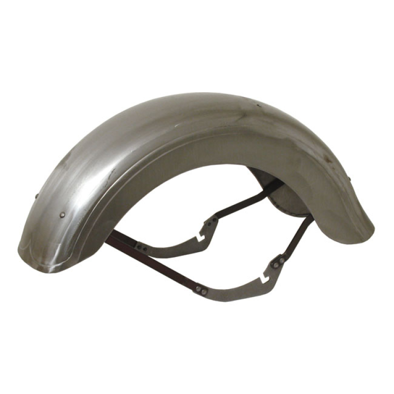 FRONT FENDER, SPRINGER FORK PLAIN UNCOATED STEEL.  REPRODUCTION FRONT 908705