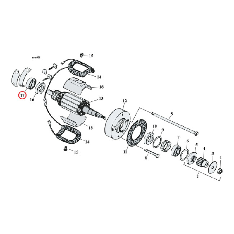 EASTERN NEEDLE BEARING, GENERATOR 909064