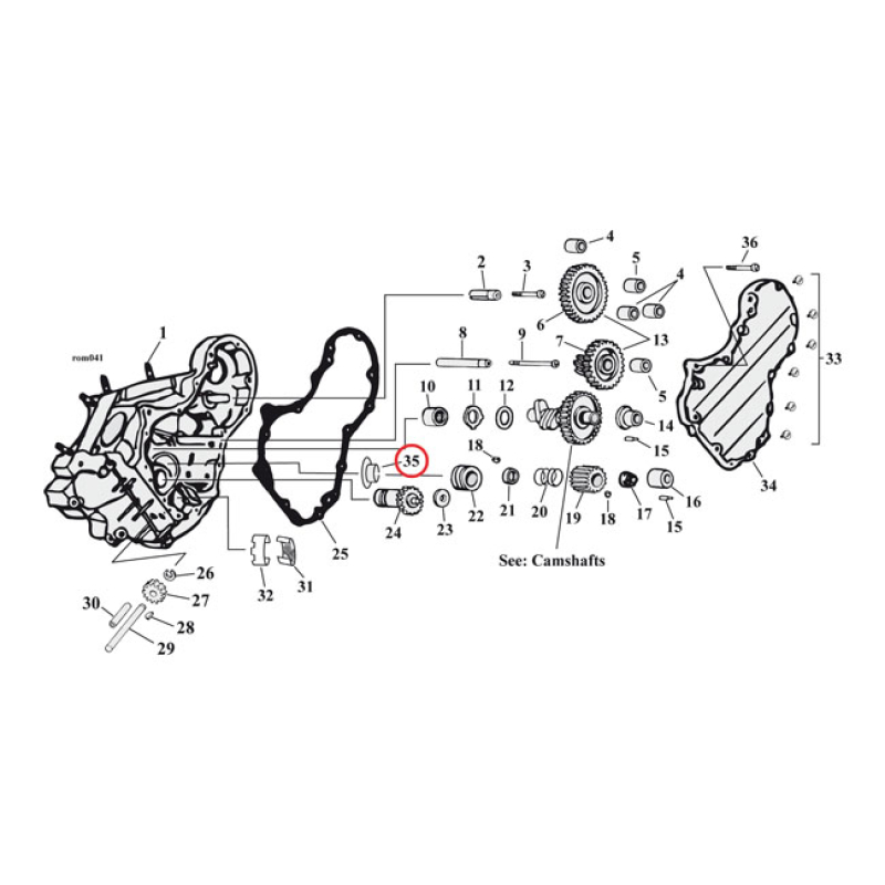 SEAL RING, PINION SHAFT 909620