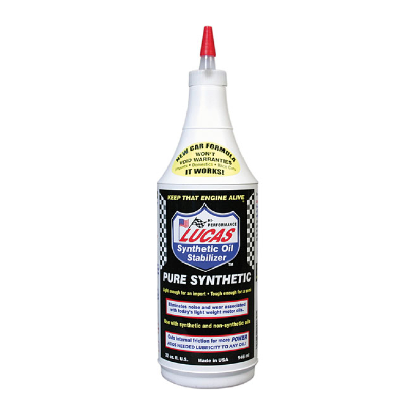 LUCAS, HEAVY DUTY OIL STABILIZER. SYNTHETIC SYNTHETIC; 1 QUART (946CC) 910408