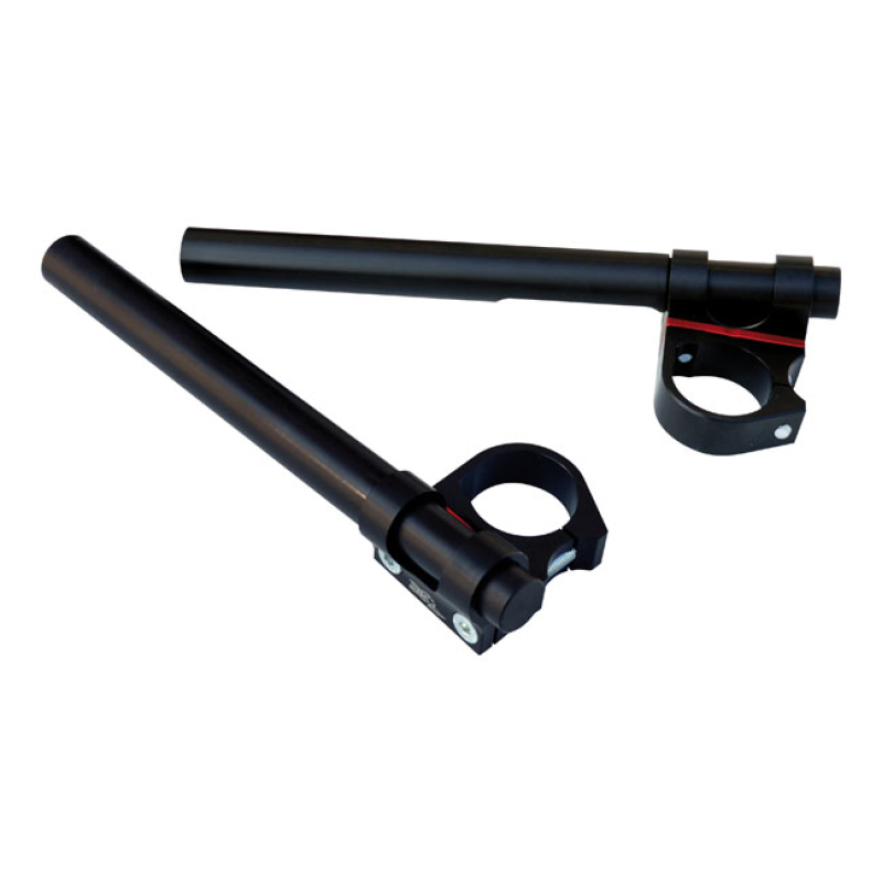 FREE SPIRITS, CLIP-ONS. 41MM BLACK ANODIZED CNC MACHINED ALUMINUM. INS 911327