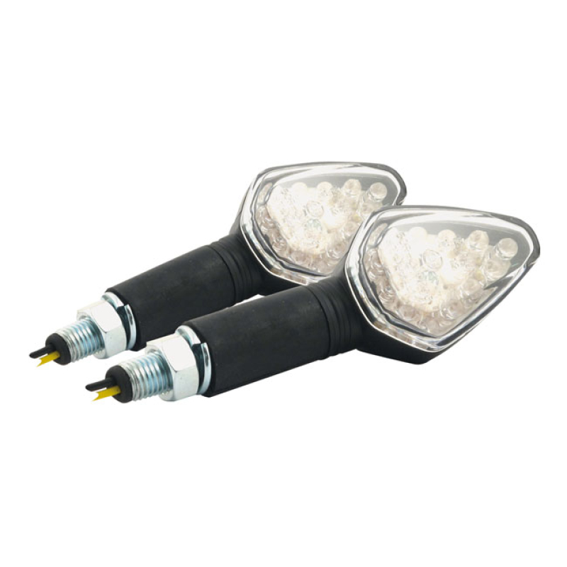 HARPOON, LED TURN SIGNAL SET. 40MM STEM. BLACK '- BLACK HOUSING - CL 913799