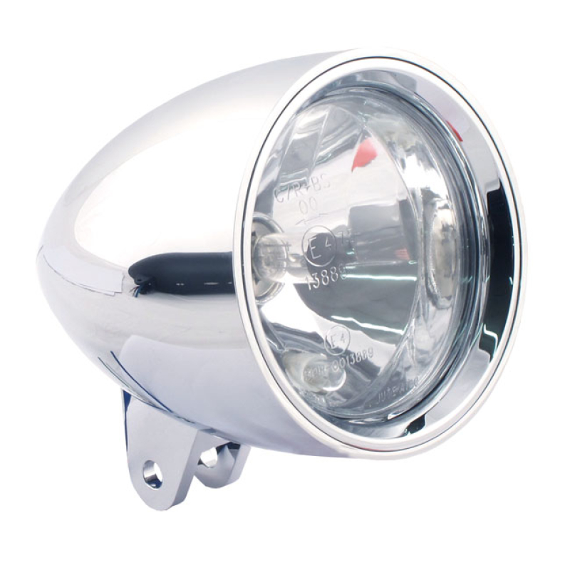 CLASSIC III 4-1/2&quot; HS1 HEADLAMP. BOTTOM MOUNT. CHROME- CHROME PLATED 913941