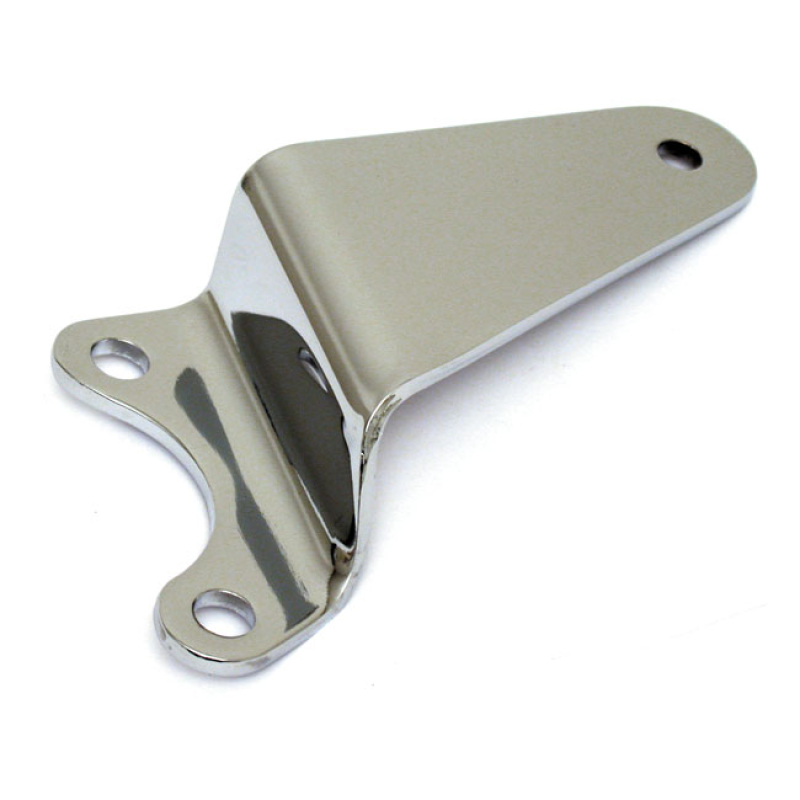BATTERY CARRIER BRACKET. CHROME CHROME PLATED STEEL. FITS KICKSTART MO 914186
