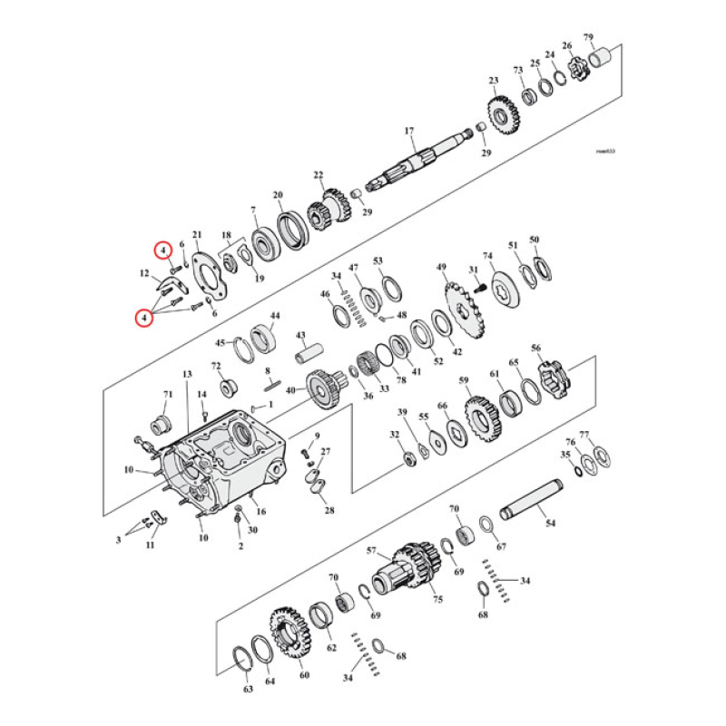 SENKKIKANTA 6- KOLOPULTTI  UNC 1/4&quot; X 3/4&quot; 914210