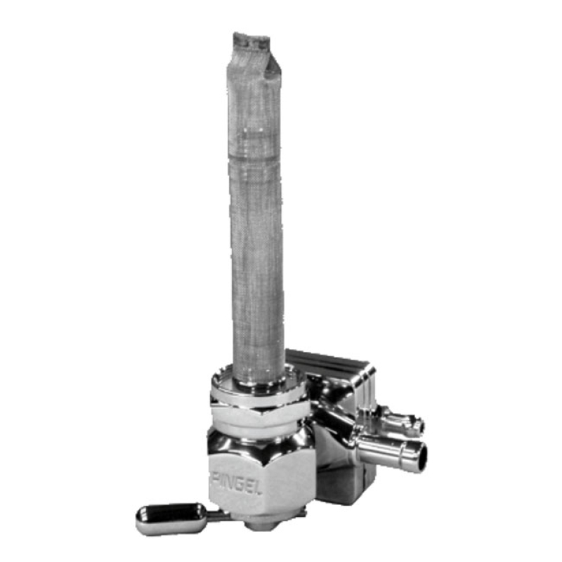 PINGEL, POWER-FLO VACUUM OPERATED PETCOCK CHROME; 22MM & NUT; 5/16 (8M 914402