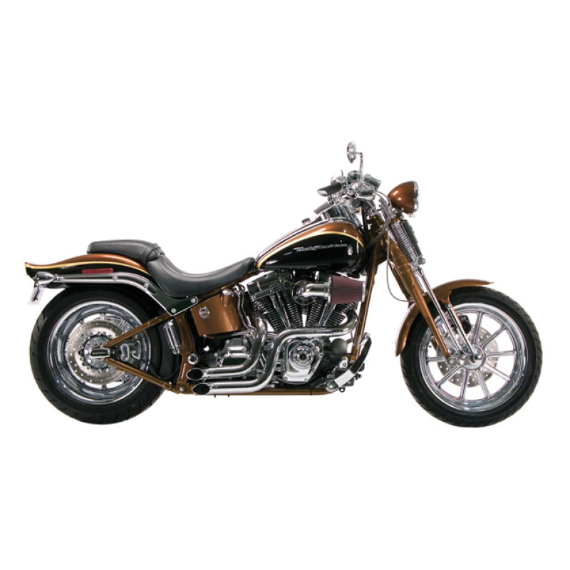PAUGHCO, 2&quot; DUMP PIPES EXHAUST. CHROME 914737