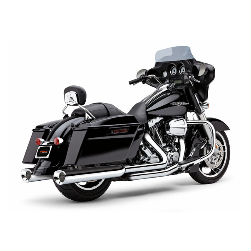 COBRA, 4-1/2&quot; TRI-FLO SLIP-ON MUFFLERS. CHROME 915865