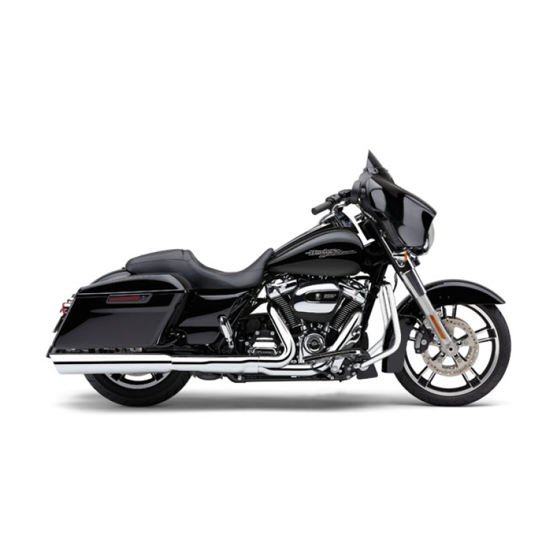 COBRA, 909 TWINS 4&quot; SLIP-ON MUFFLERS. CHROME 915990