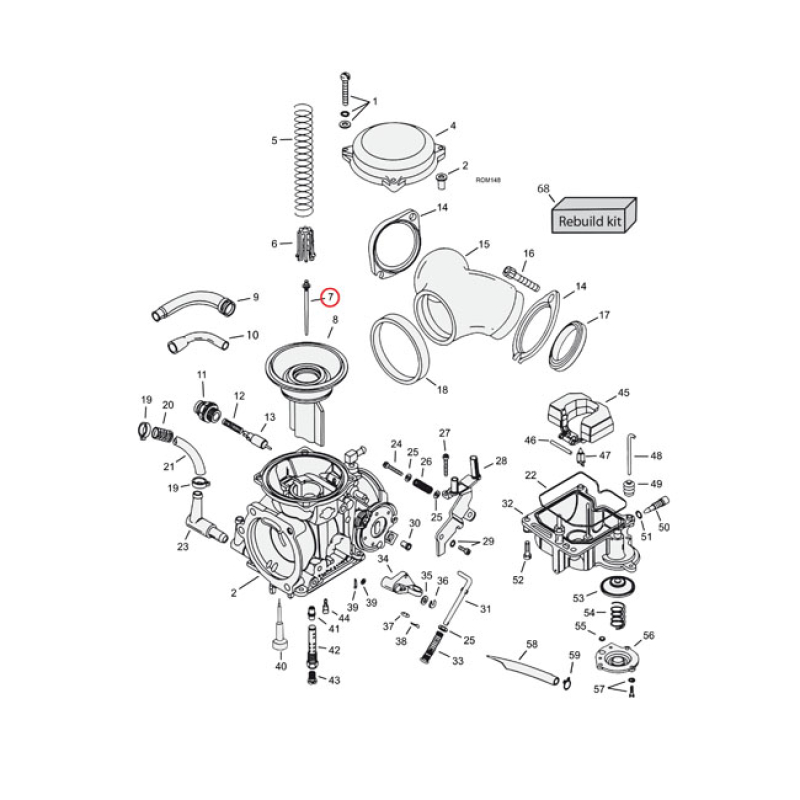 CVP, VELOCITY NEEDLE CV CARB 917059