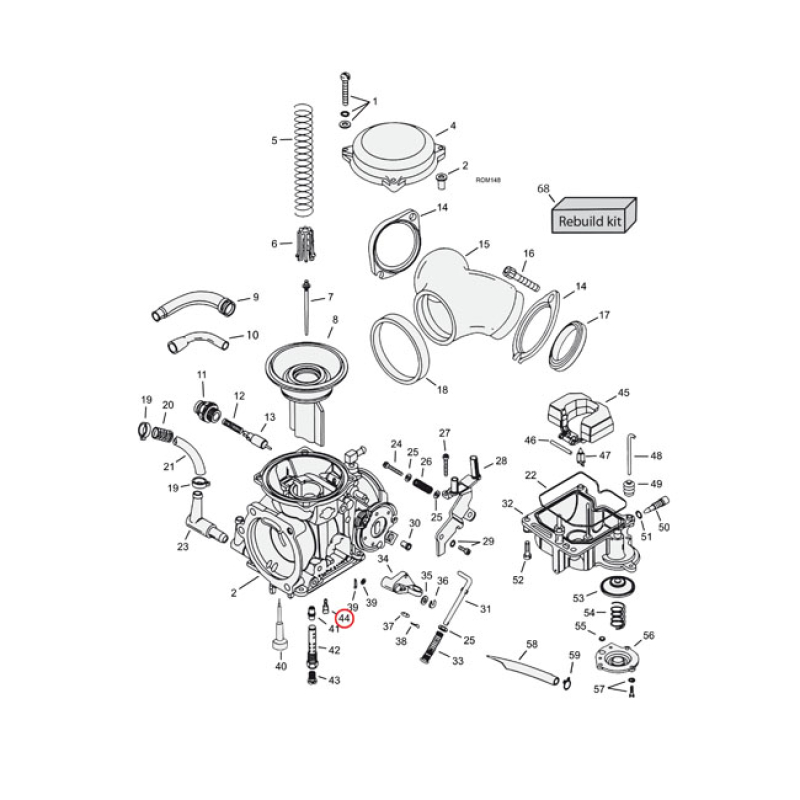 CVP, SLOW JET CV CARB .50 917071