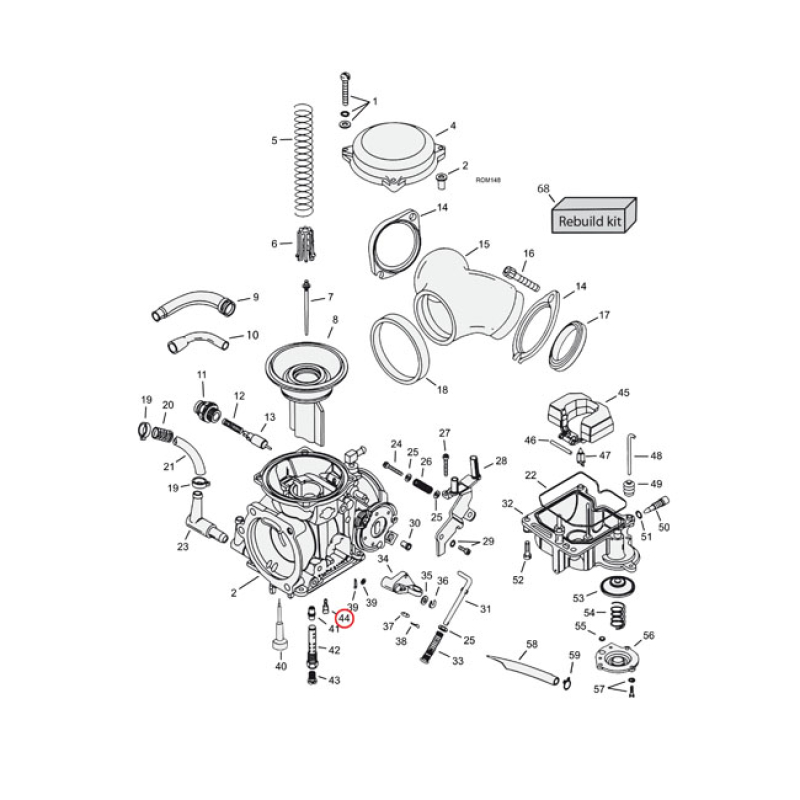 CVP, SLOW JET CV CARB .44 917073