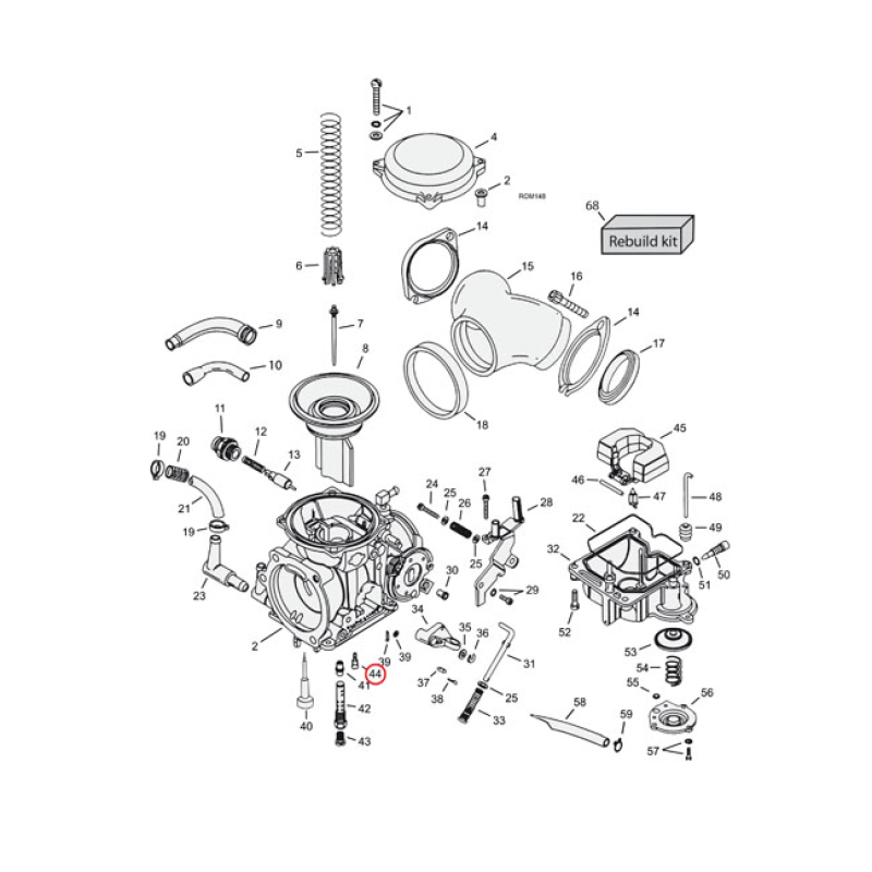 CVP, SLOW JET CV CARB .50 917077
