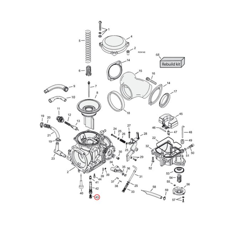 CVP, MAIN JET CV CARB .170 917078