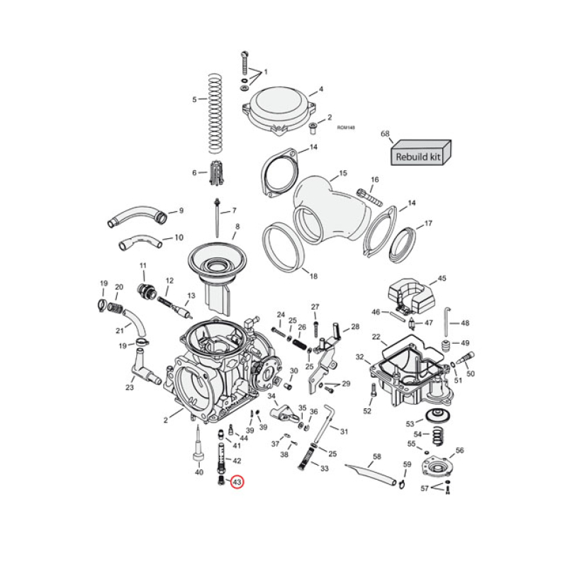 CVP, MAIN JET CV CARB .175 917079