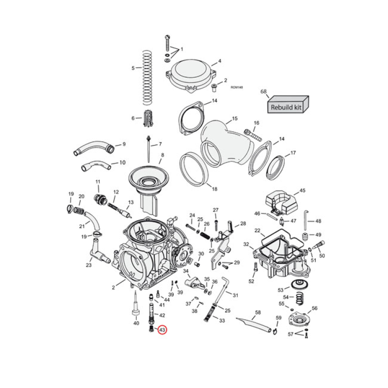CVP, MAIN JET CV CARB .175 917086