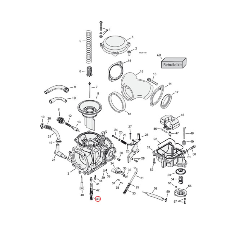 CVP, MAIN JET CV CARB .180 917087