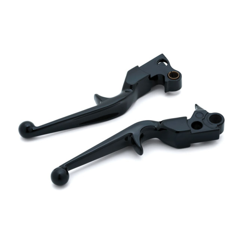 KURYAKYN, TRIGGER LEVER SET GLOSS BLACK, WITH CABLE OPERATED CLUTCH 917249