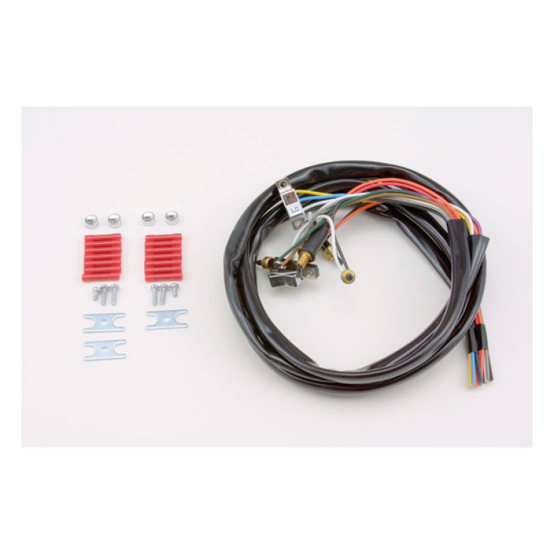 HANDLEBAR WIRE & SWITCH KIT. CHROME SWITCHES THIS COMPLETE KIT COMES W 920046