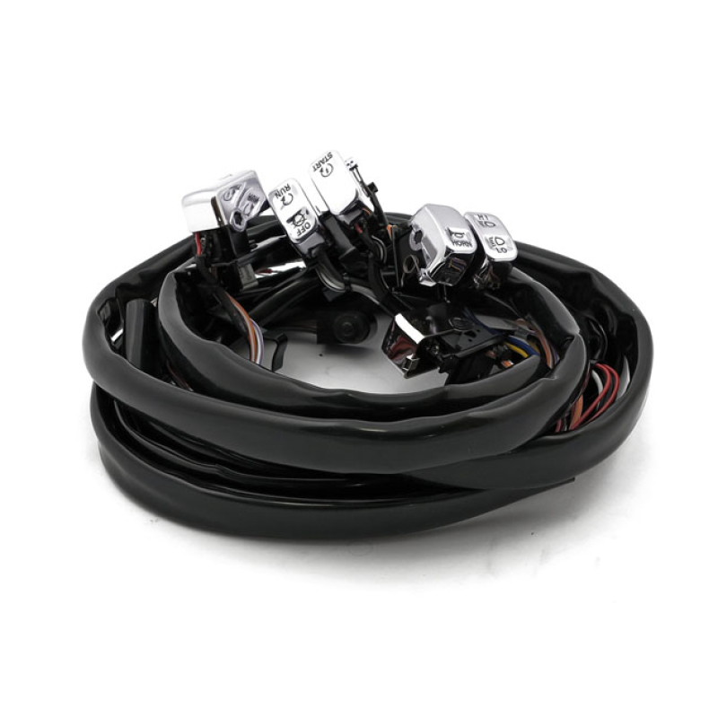 BACKLIT LED HANDLEBAR SWITCHES & WIRING 920139