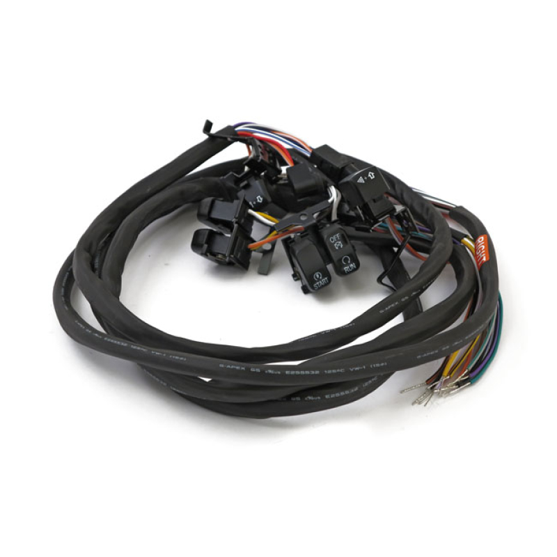 HANDLEBAR SWITCH & WIRING KIT. RADIO/CRUISE. BLACK NOT LIGHTED. DIRECT 920158