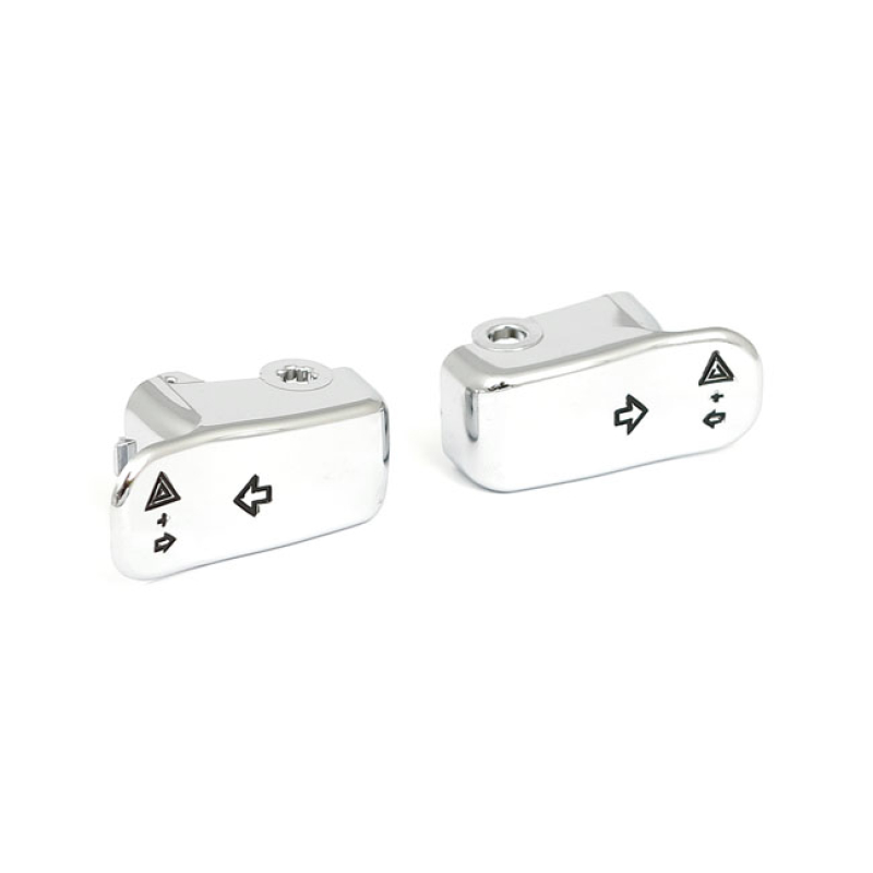 TURN SIGNAL SWITCH EXTENDER CAP SET. CHROME 920225