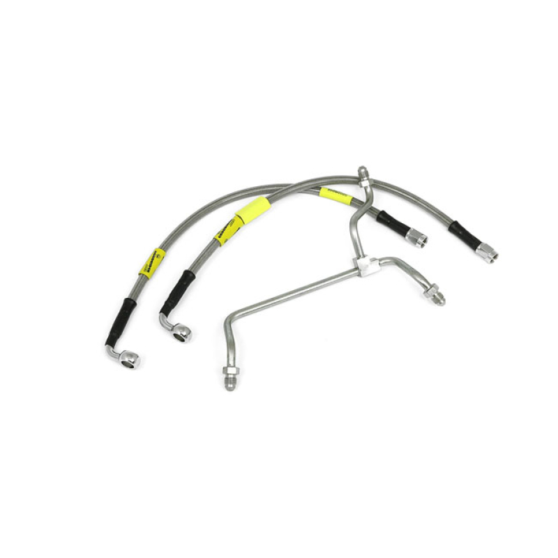GOODRIDGE BRAKE LINE FRONT, STAINLESS CLEAR COATED STAINLESS CLEARCOAT 920692