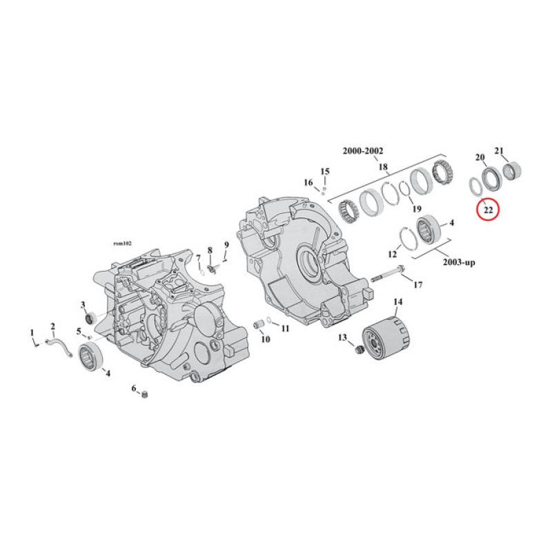 THRUSTWASHER, SPROCKET SHAFT BEARING 1 USED.  OEM REPLACEMENT REFERENC 921359