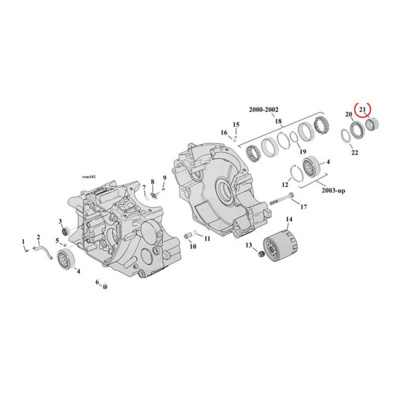 SPACER, SPROCKET SHAFT 921412