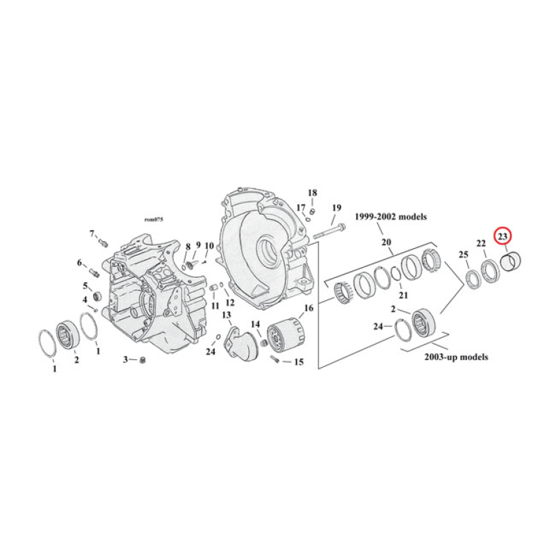 SPACER, SPROCKER SHAFT 921414