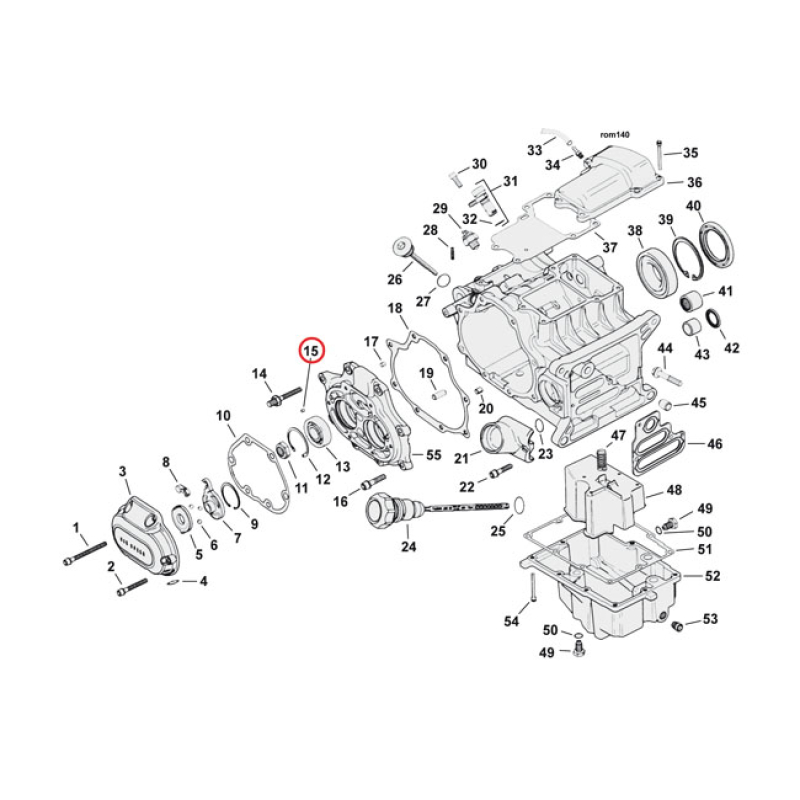 DOWEL PIN, TRANSMISSION BEARING HOUSING / PRIMARY 2 USED BETWEEN:  - T 921480