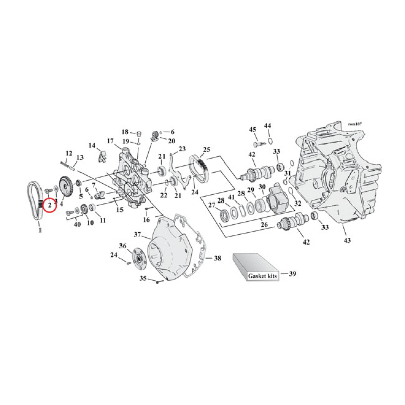RETENSION KIT, CAM DRIVE SPROCKET 921616