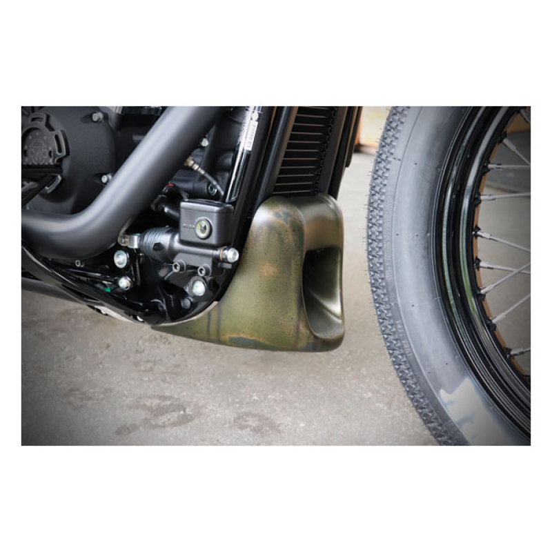 CULT-WERK, BUG SPOILER 'BOBBER'. MATTE BLACK UNPAINTED MATTE BLACK FIN 921678
