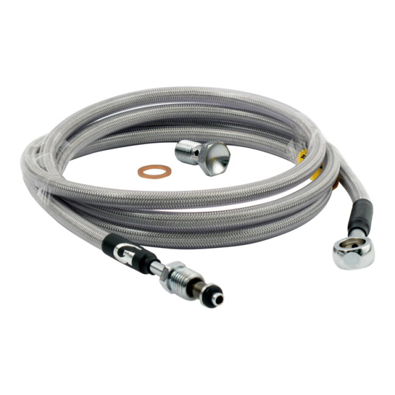 GOODRIDGE HYDRAULIC CLUTCH LINE KIT 62&quot;, CLEAR COATED PRE-ASSEMBLED CL 921918