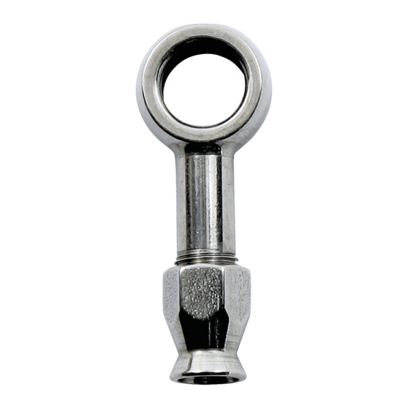 GOODRIDGE BANJO 3/8&quot; STRAIGHT. CHROME BANJO FITTING CHROME 921937