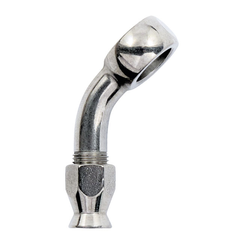 GOODRIDGE BANJO 3/8&quot; 45 DEGREES. CHROME BANJO FITTING CHROME 921939