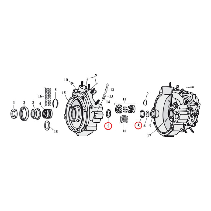 THRUST WASHERS, PINION SHAFT 924692