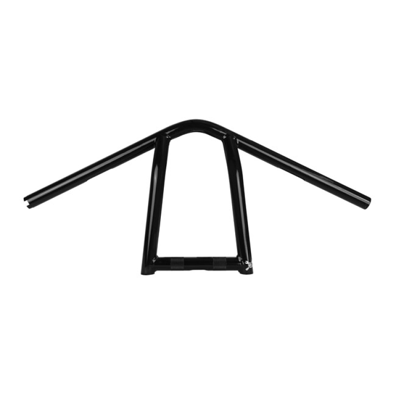 BURLY, THE JIM 1&quot; HANDLEBAR 11&quot; HIGH. BLACK BLACK POWDER COATED FINISH 925587