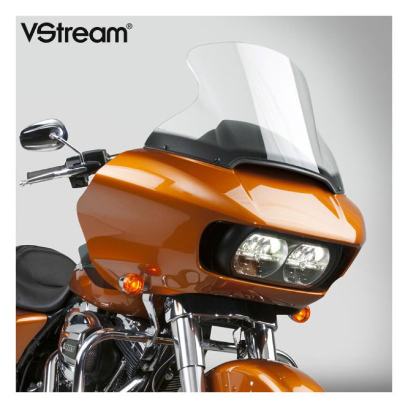 NATIONAL CYCLE VSTREAMÂ® WINDSHIELD 16&quot; TALL; CLEAR; POLYCARBONATE SHI 926140