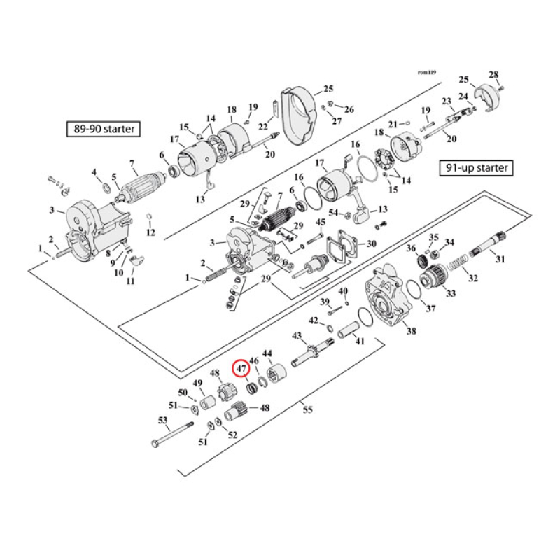 SPRING, STARTER GEAR 926179