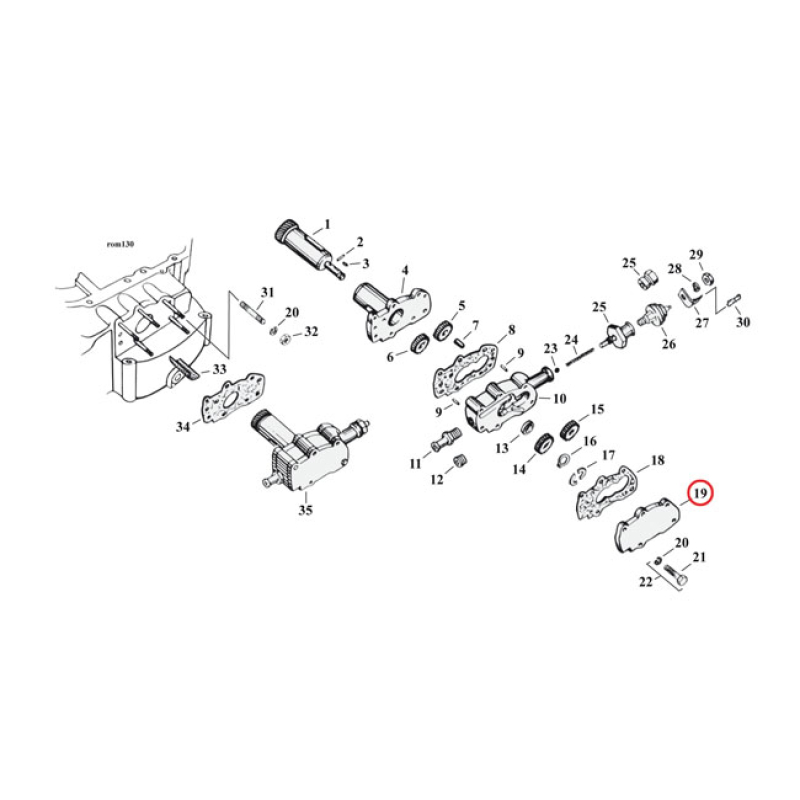 COVER, OUTER OIL PUMP BODY 926250